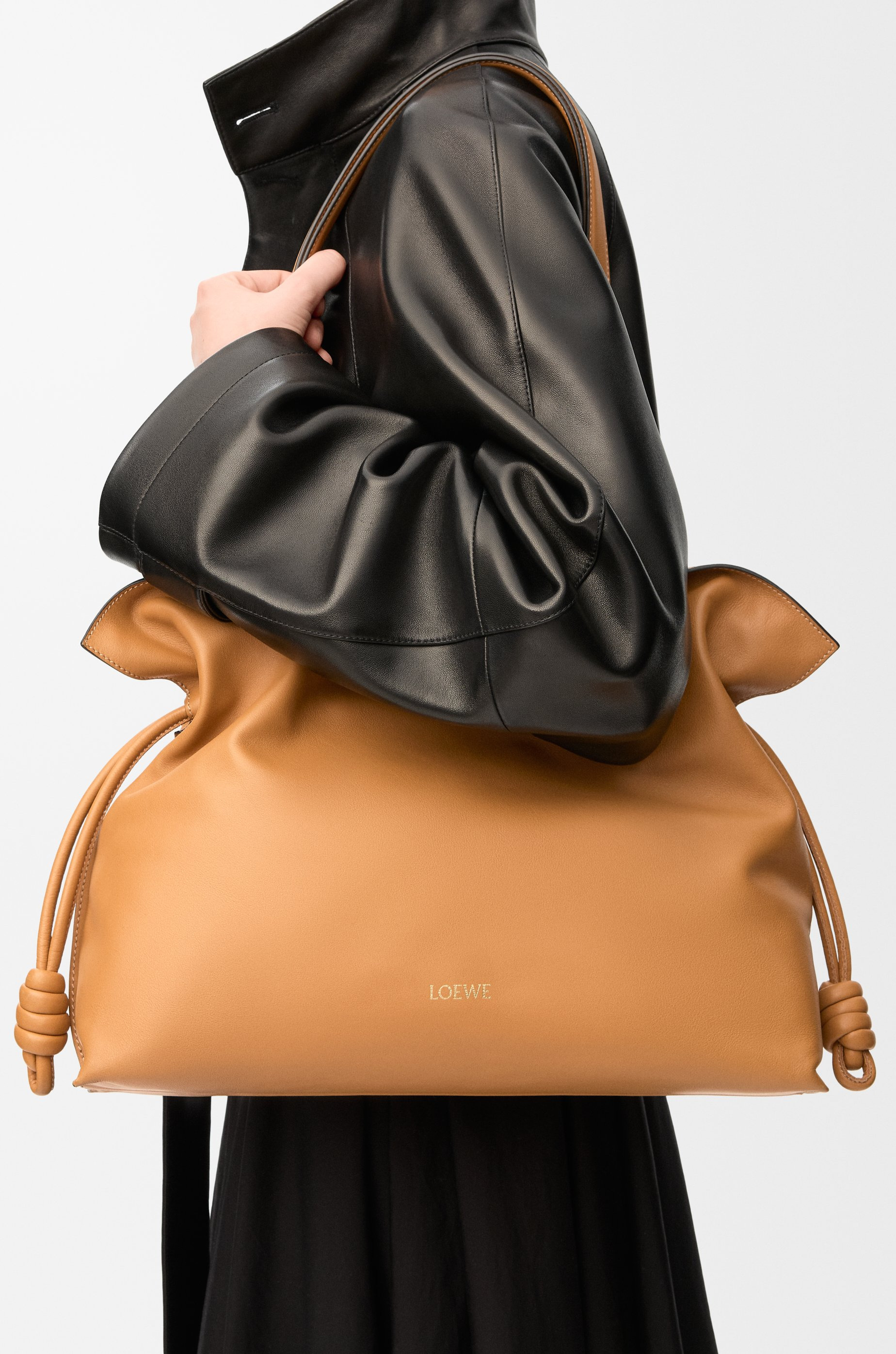 Large Flamenco clutch in nappa calfskin - 2
