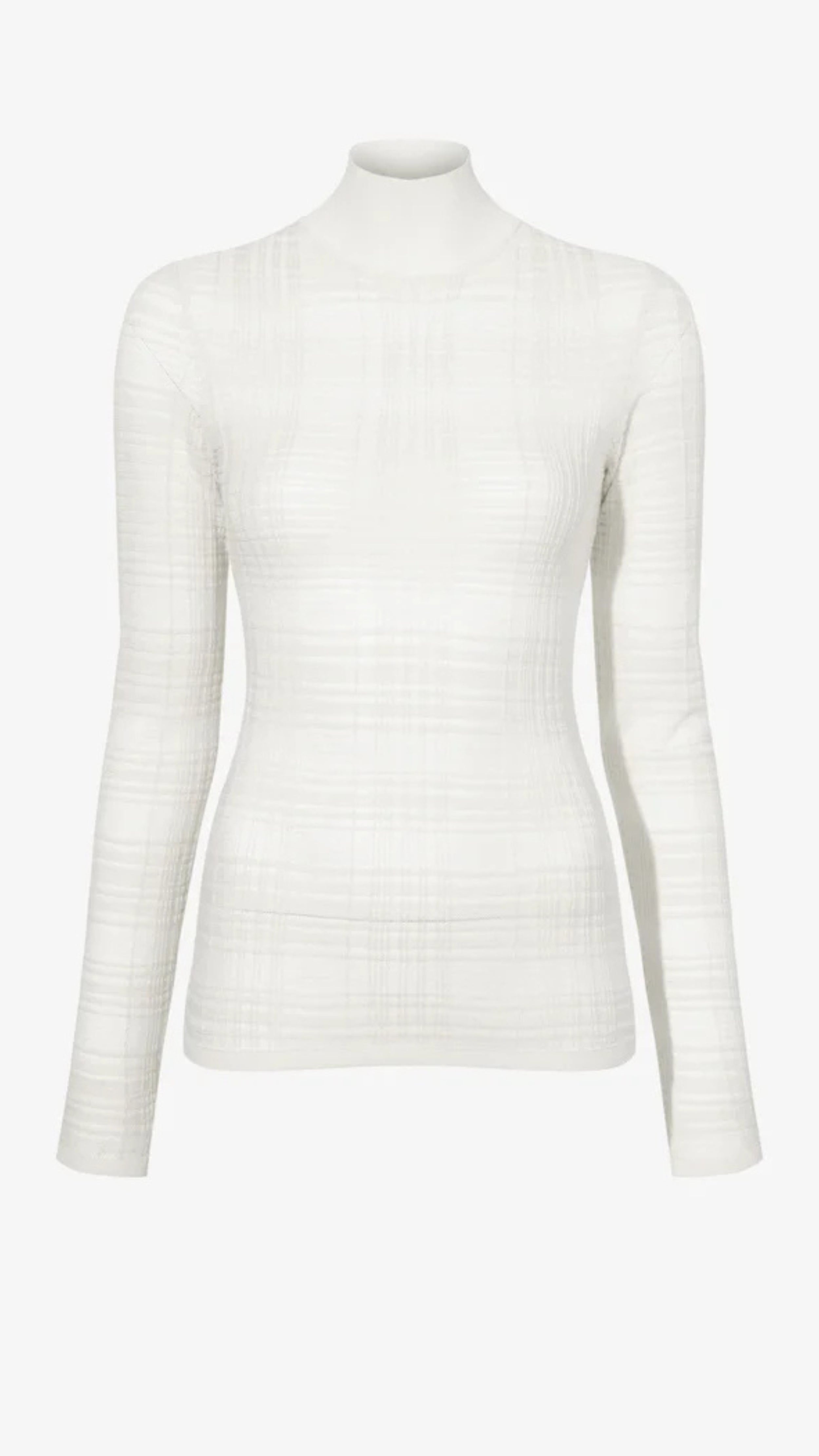 Stefanie Sweater in Plaid Knits - 2
