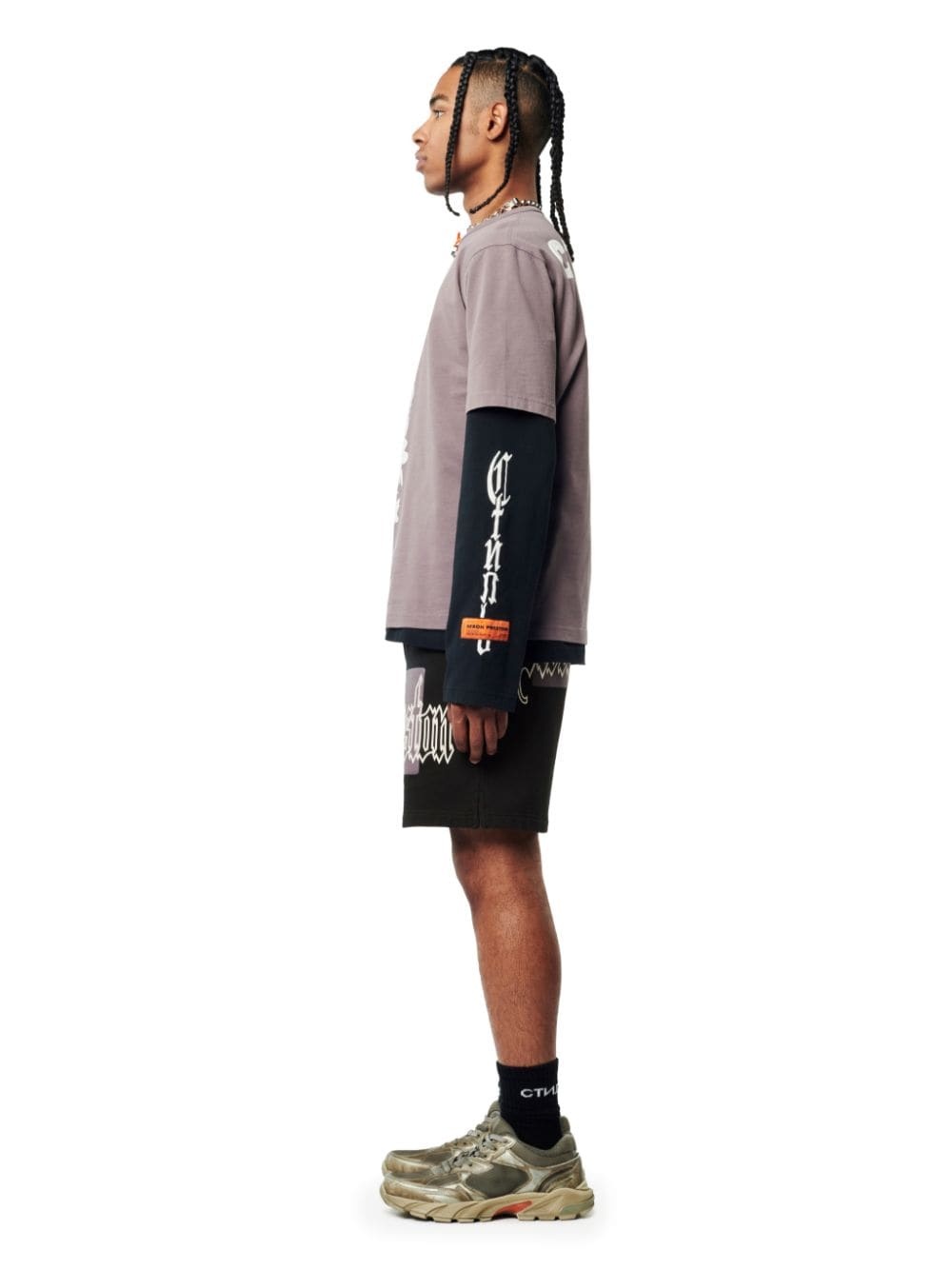 COLOR BLOCKS SWEATSHORTS - 3