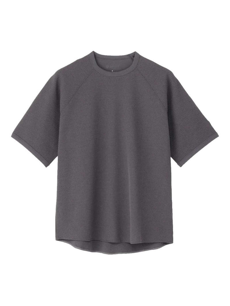 ribbed short-sleeve T-shirt 1
