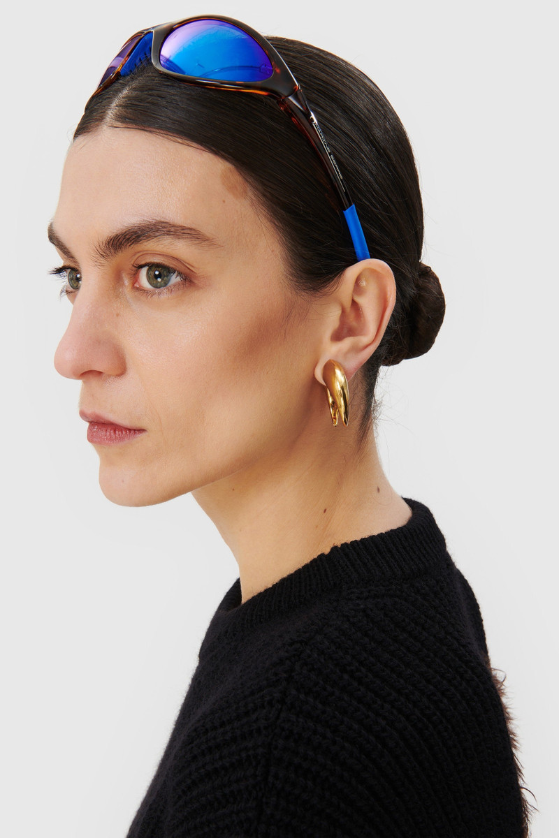 Marine Serre Regenerated Tin Shamanic Stud Earring outlook