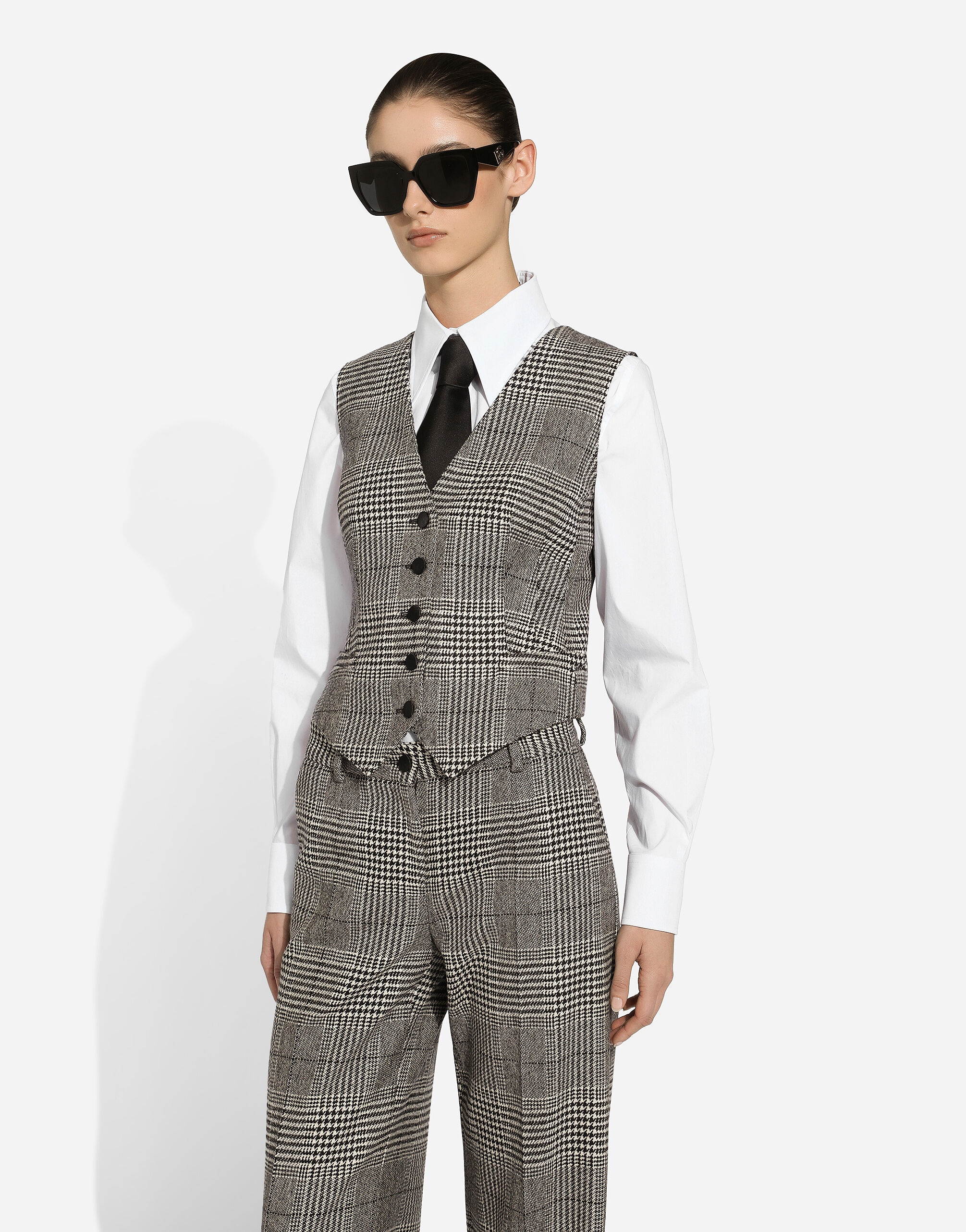 Glen plaid vest - 5