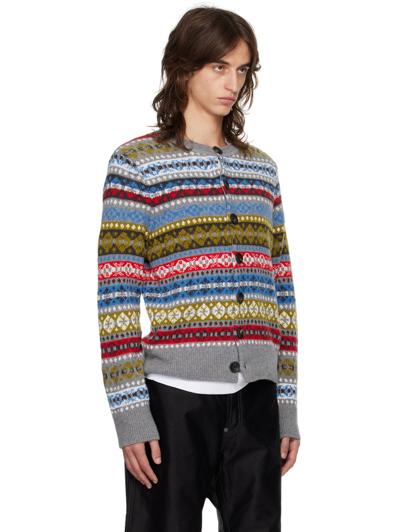 WALES BONNER Multicolor Astral Cardigan outlook