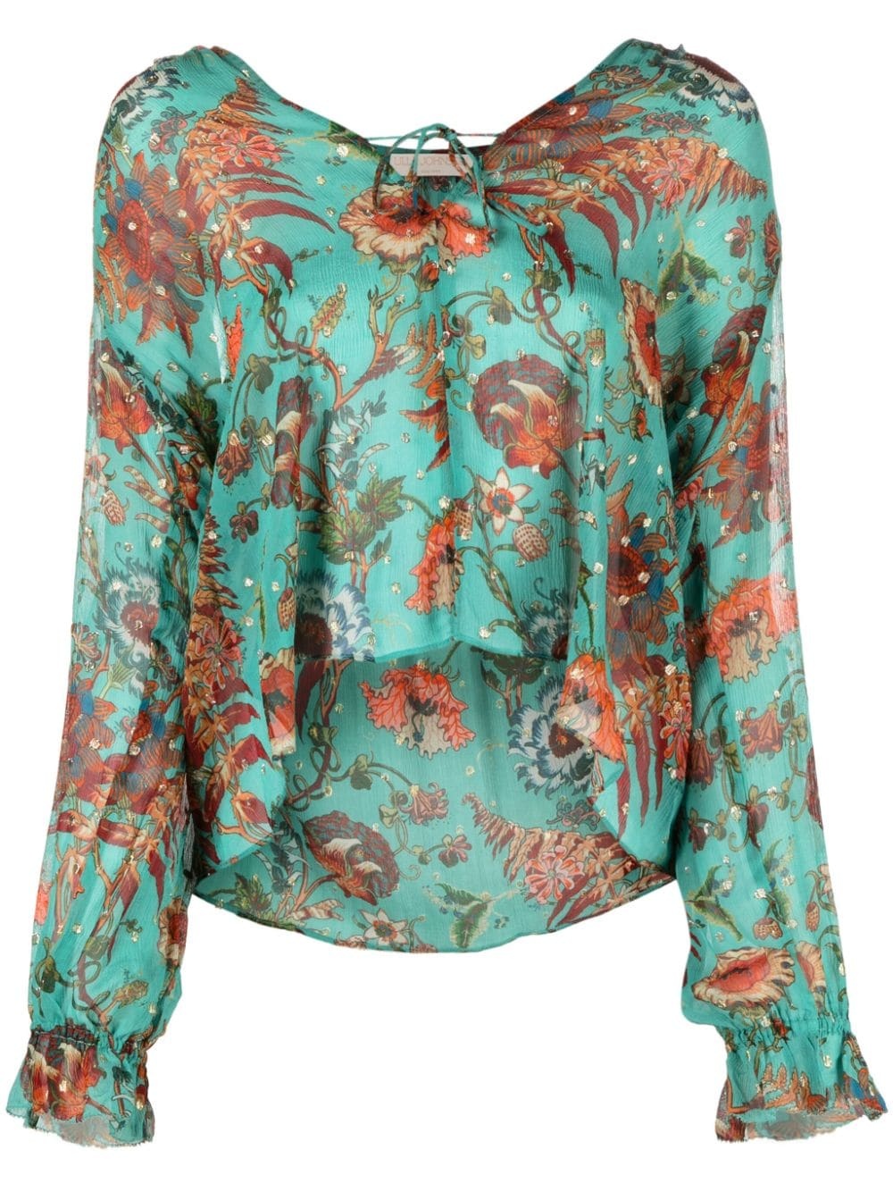 Bernadette floral-print blouse - 1