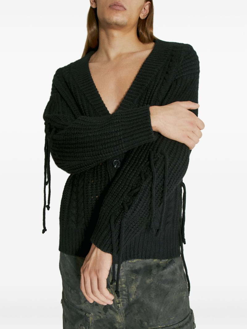strap-detail cardigan 3