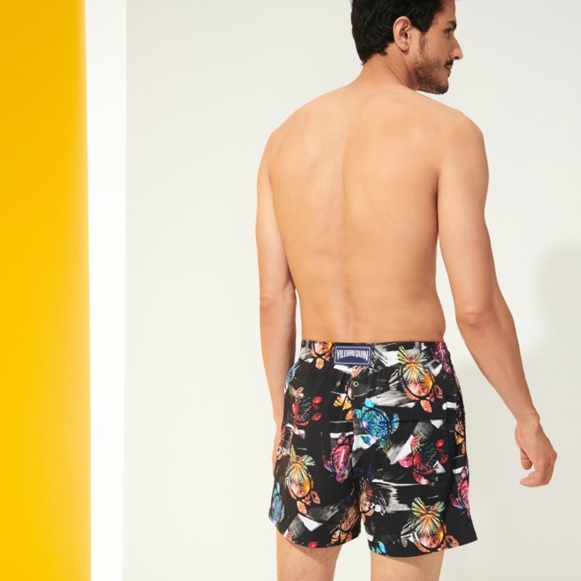 Men Stretch Swim Trunks Ronde Des Tortues Fireworks - 4