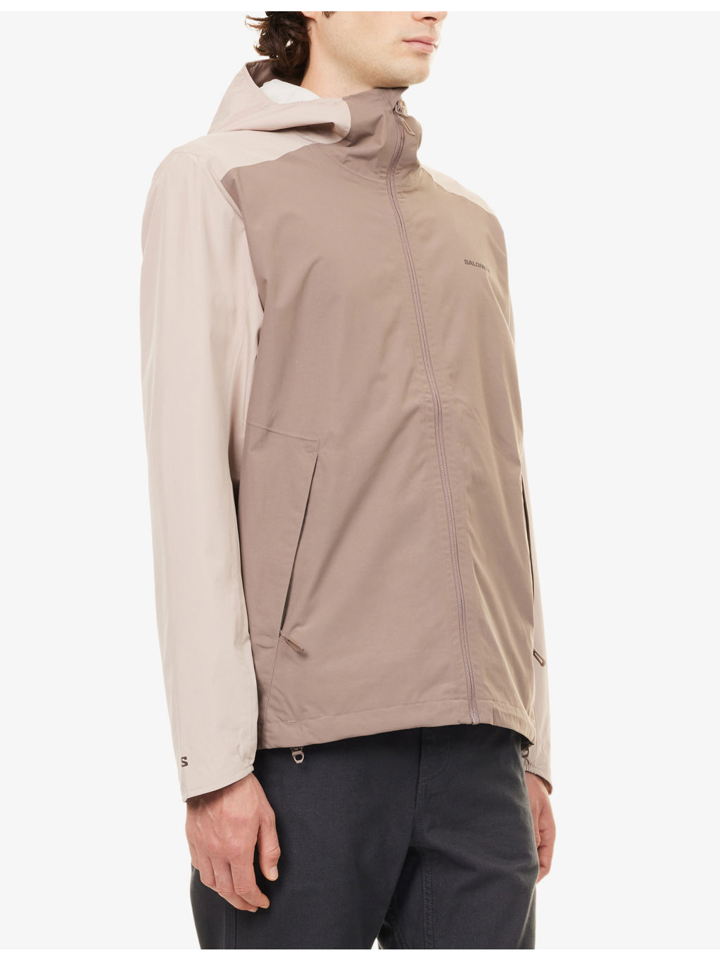 Outscape 2L Logo-Patch Shell Jacket - 3