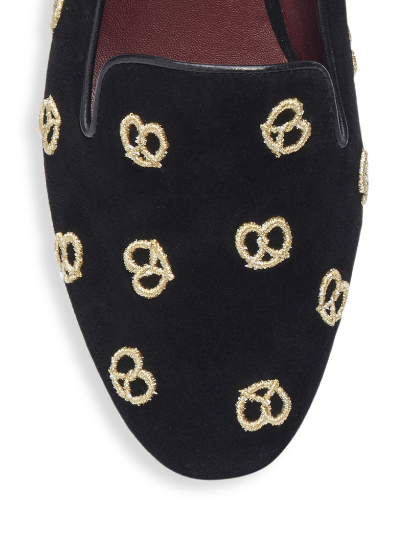 Women's Mini Pretzel Lounge Slippers - Black 4