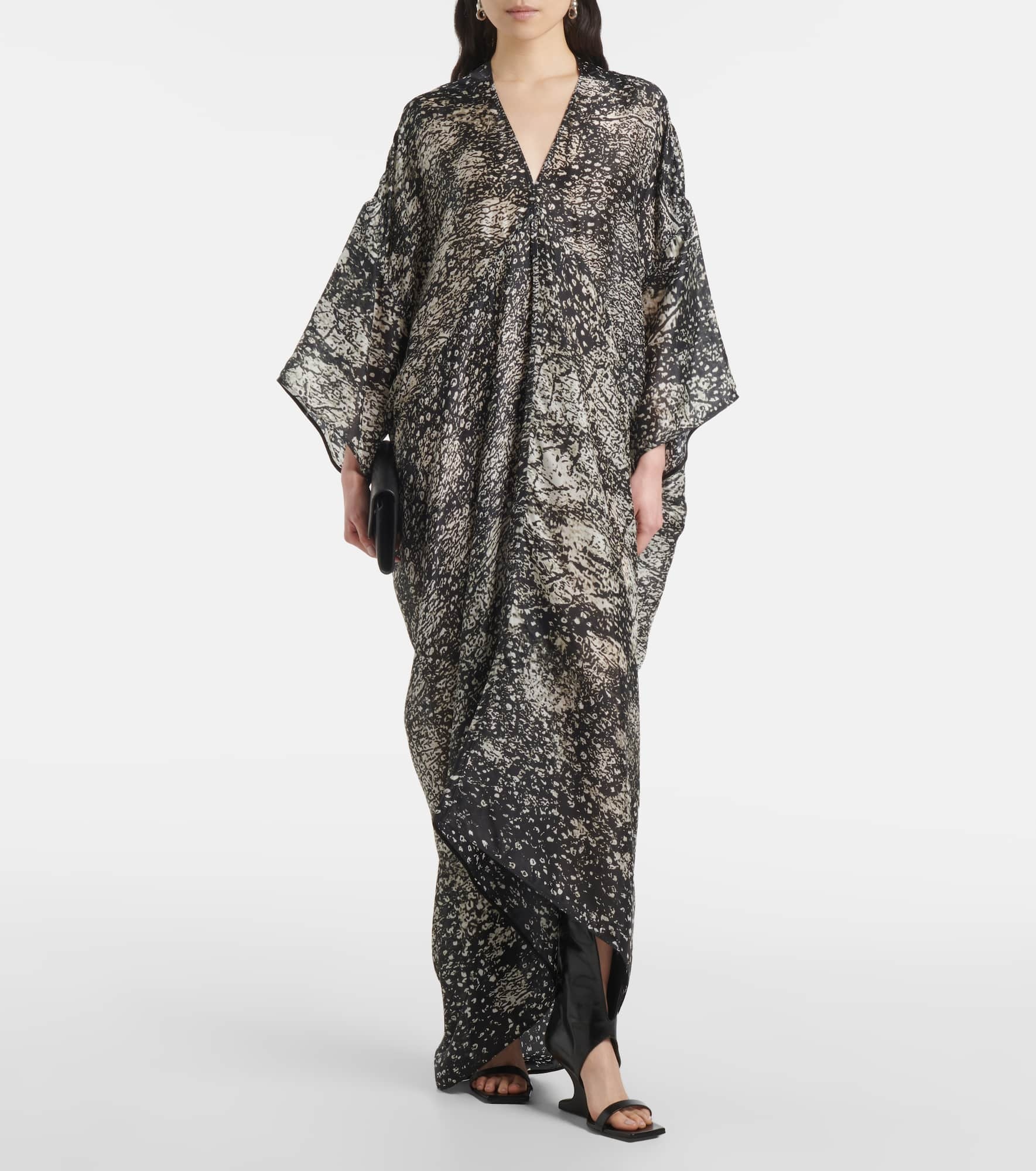 Tommykite draped satin gown - 2