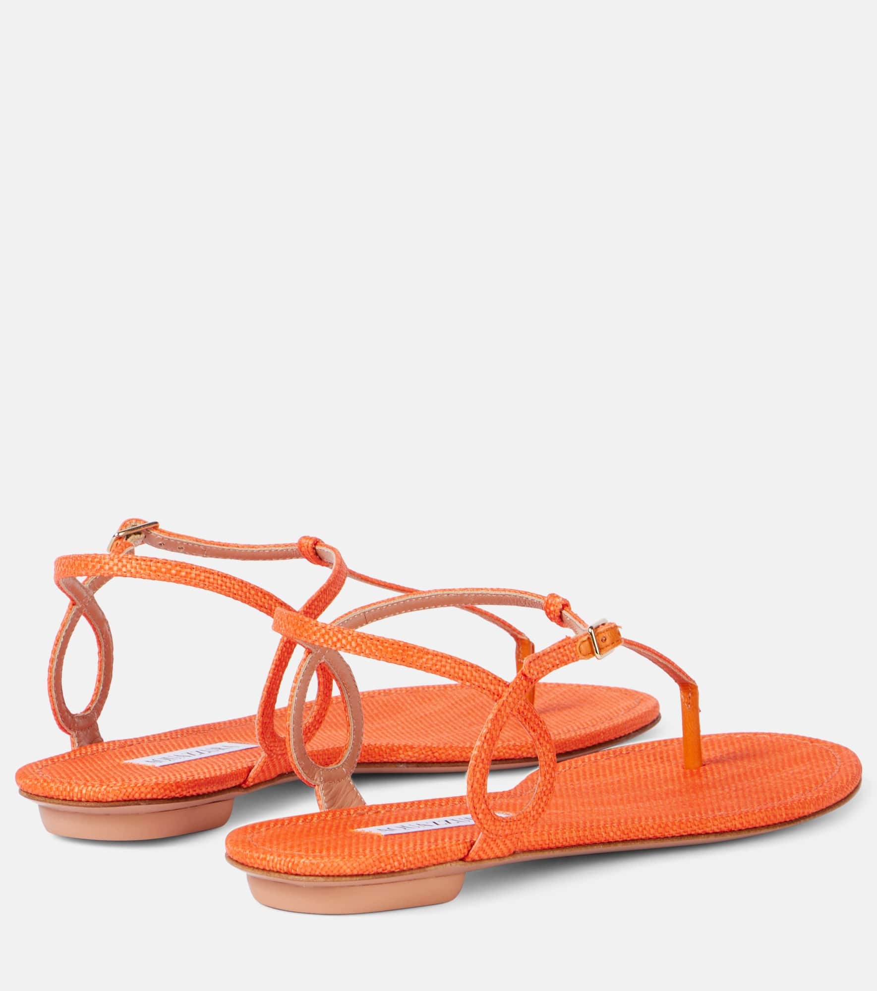 Almost Bare raffia-effect sandals - 2