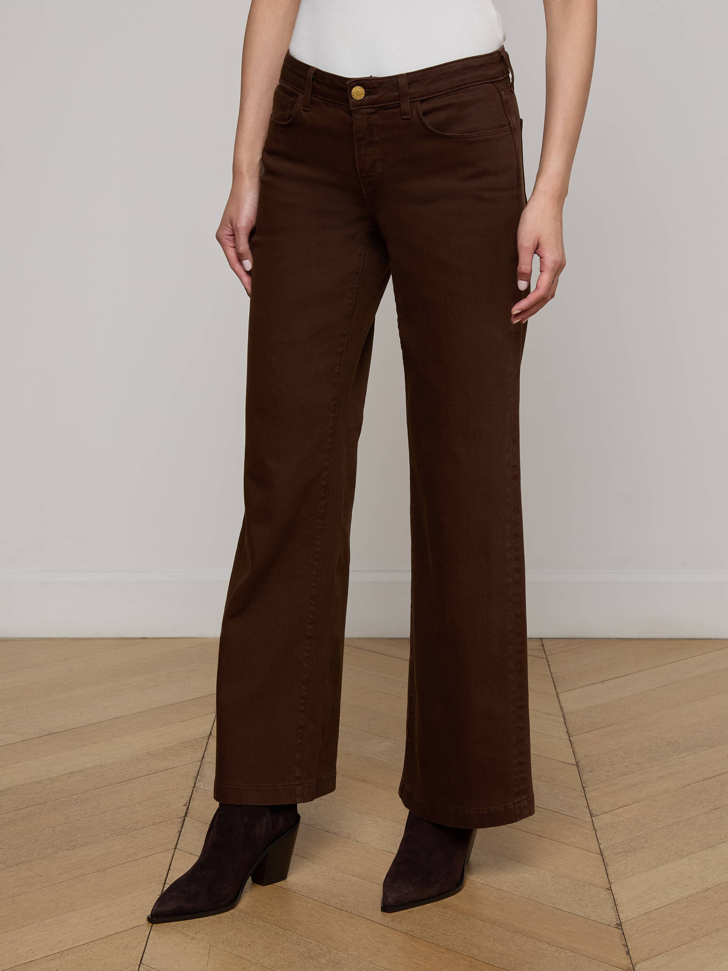 Joanne Low-Rise Wide-Leg Jean - 4