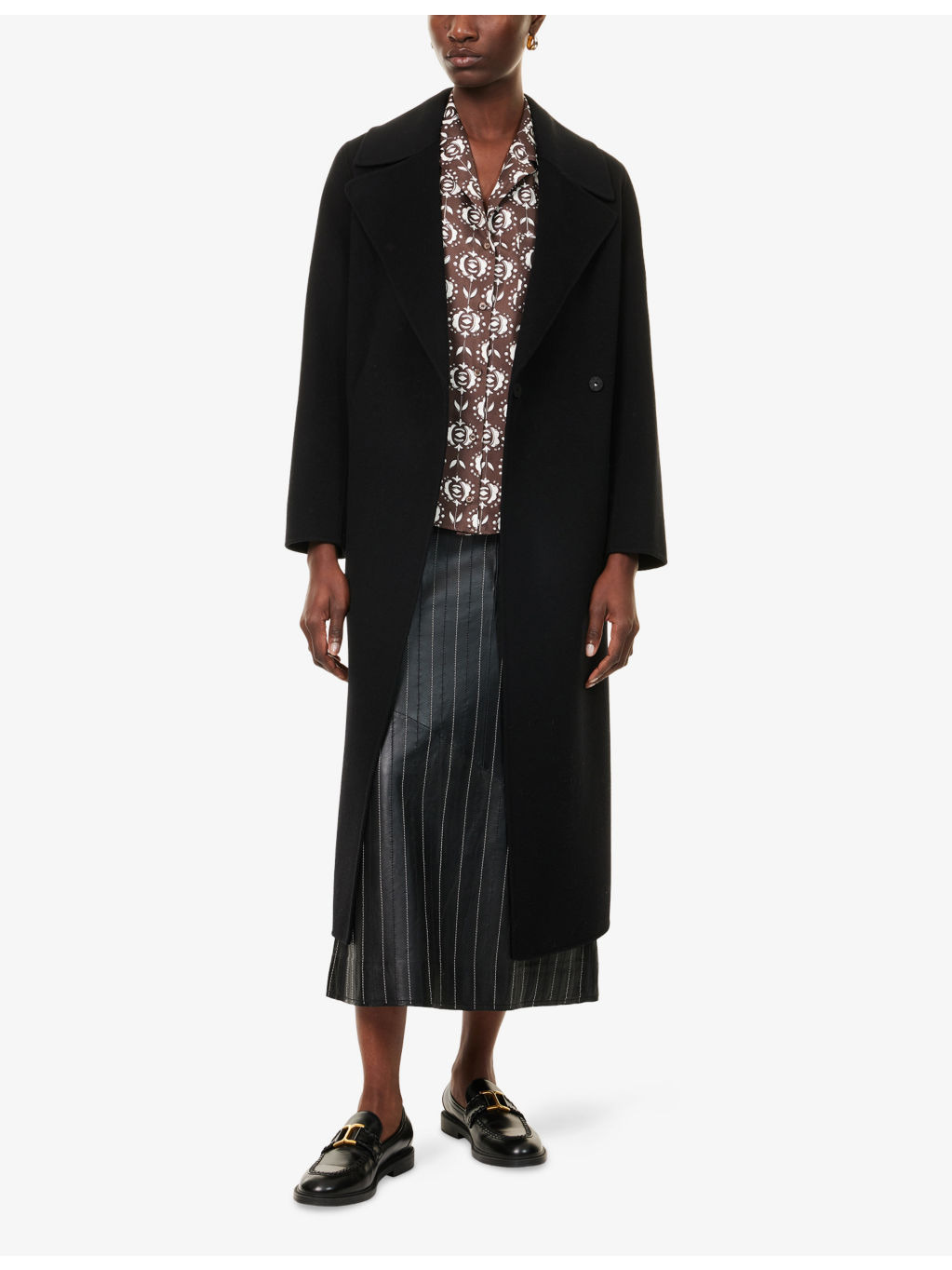Manu Notch-Lapels Wool Coat - 2