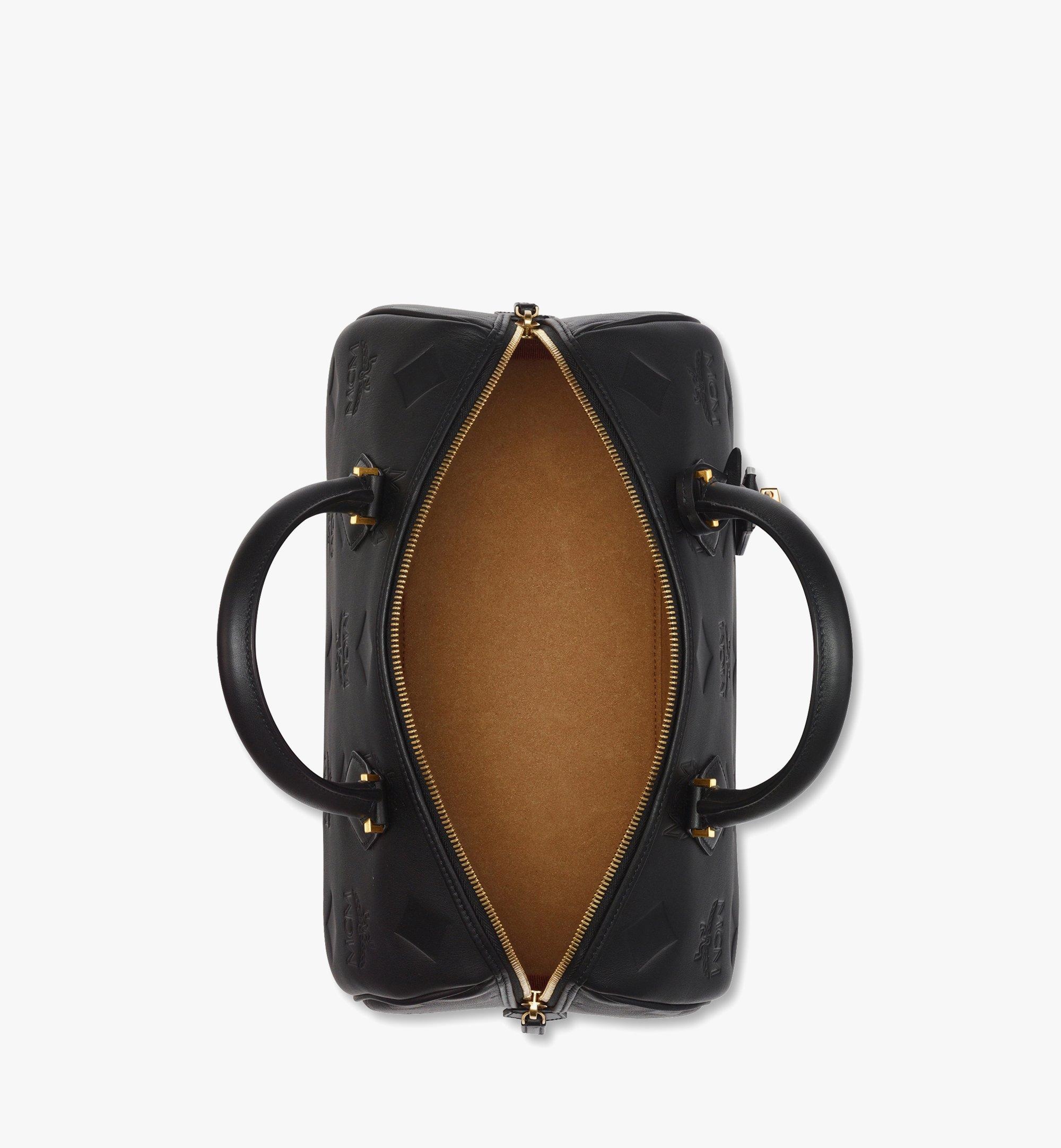 Ella Boston Bag in Maxi Monogram Leather - 3
