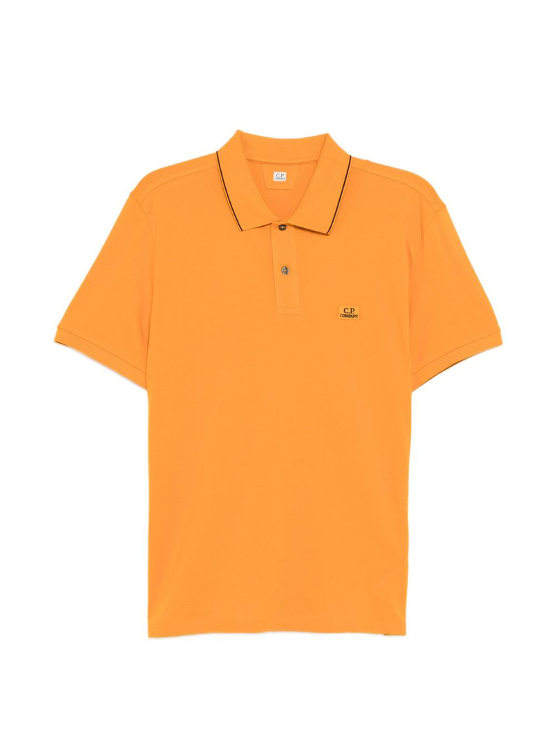 logo-embroidered polo shirt 1