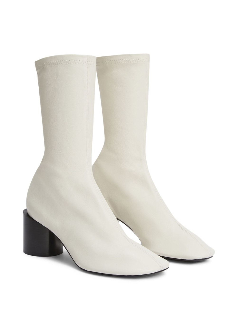 Jil Sander block-heel ankle boots outlook