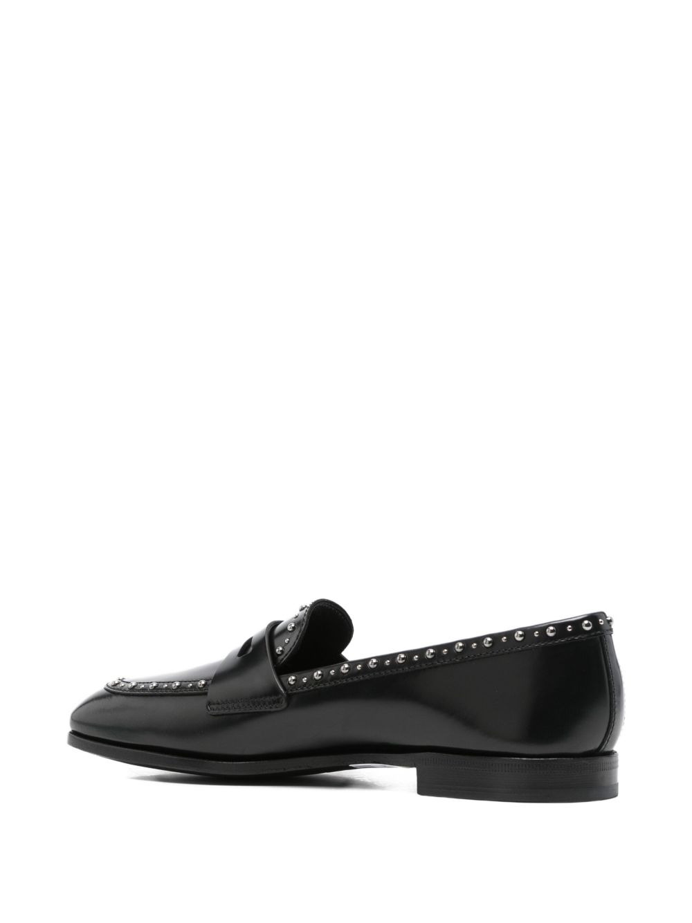Onyx Met. studded penny loafers - 3