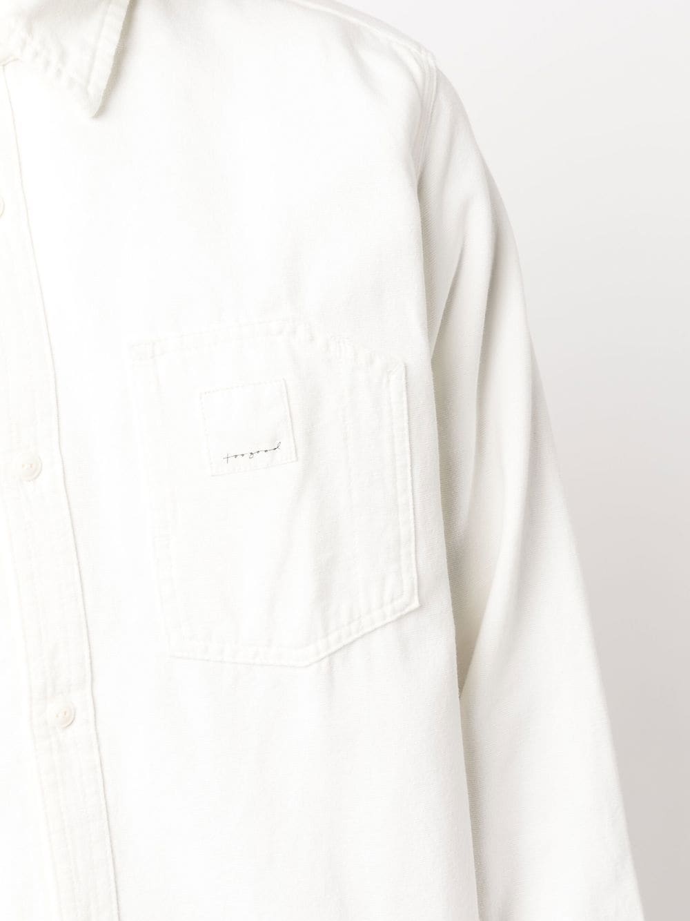 x Carhartt logo-patch detail shirt - 6