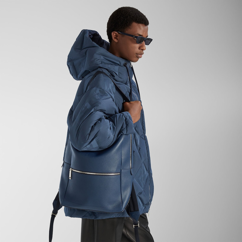 Fendi Lui Backpack Dark blue leather backpack 2