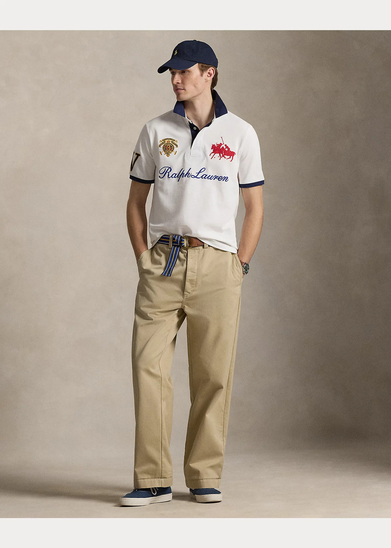 Classic Fit Crest Mesh Polo Shirt 3