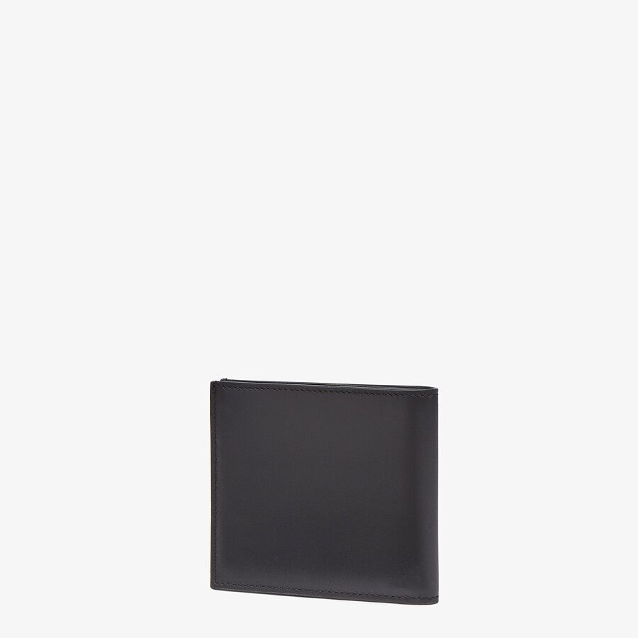 Black leather bi-fold wallet - 2