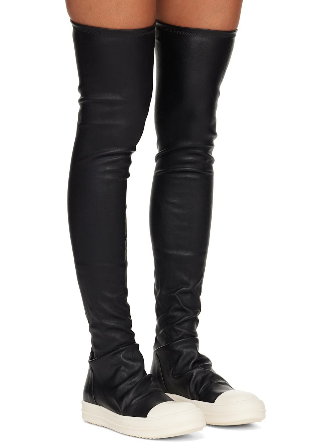 Black Concordians High Stocking Sneakers - 4