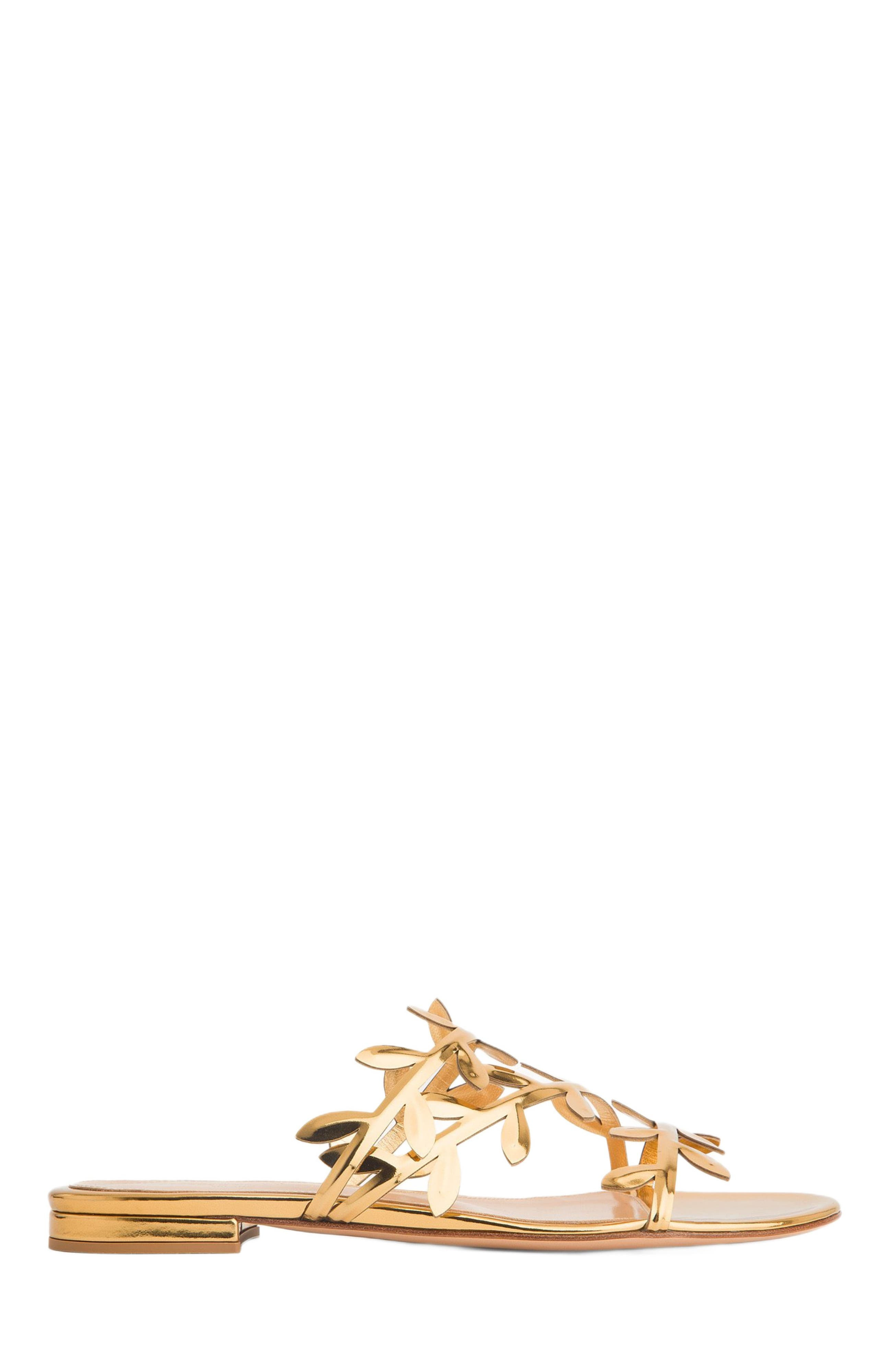 Gianvito Rossi Flavia 05 Sandals in Gold at Nordstrom - 1