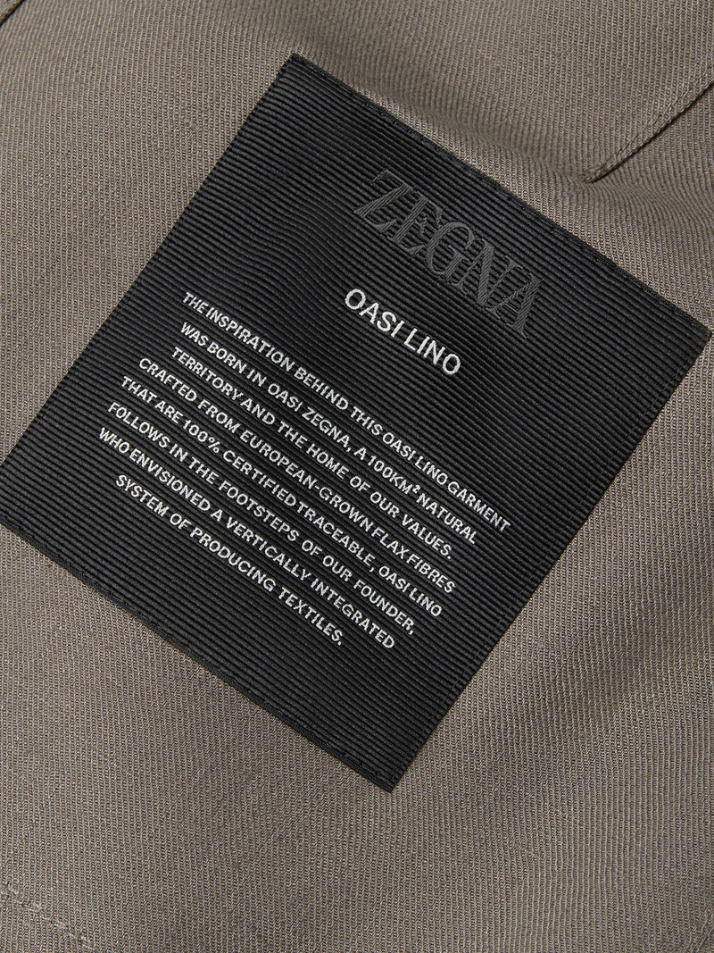 DARK TAUPE OASI LINO JACKET 3