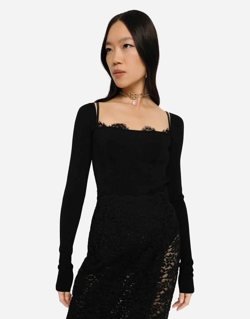 Dolce & Gabbana Full-fashioned viscose sweater outlook