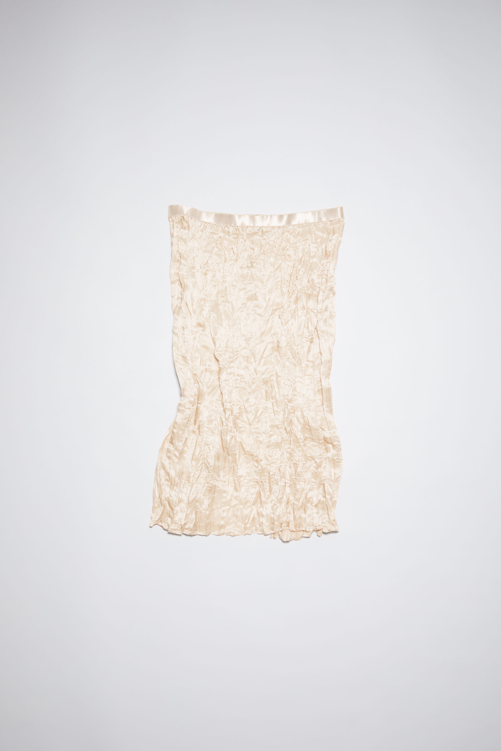Satin skirt - Pebble beige - 6