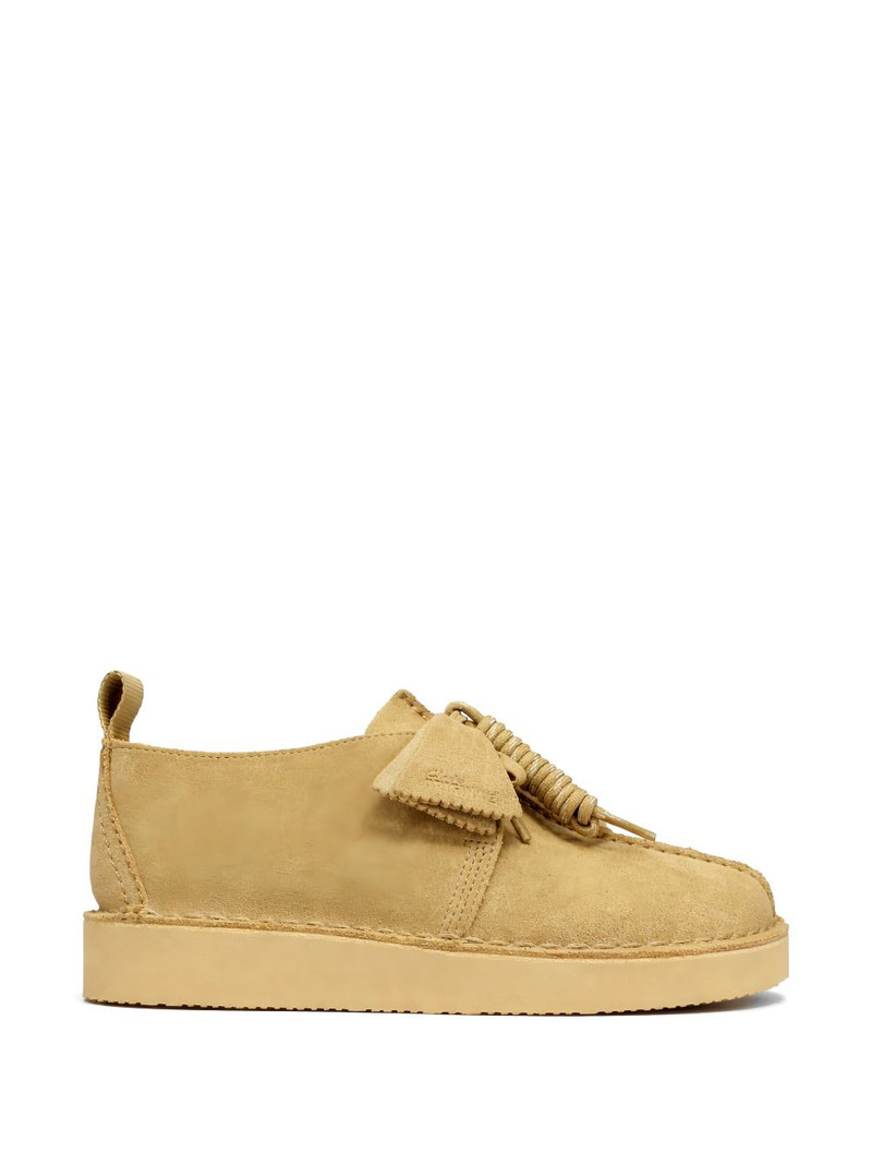 pull-tab suede boots 1