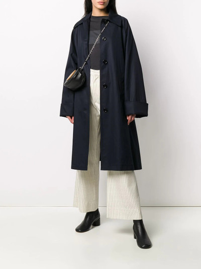 MM6 Maison Margiela single-breasted belted coat outlook