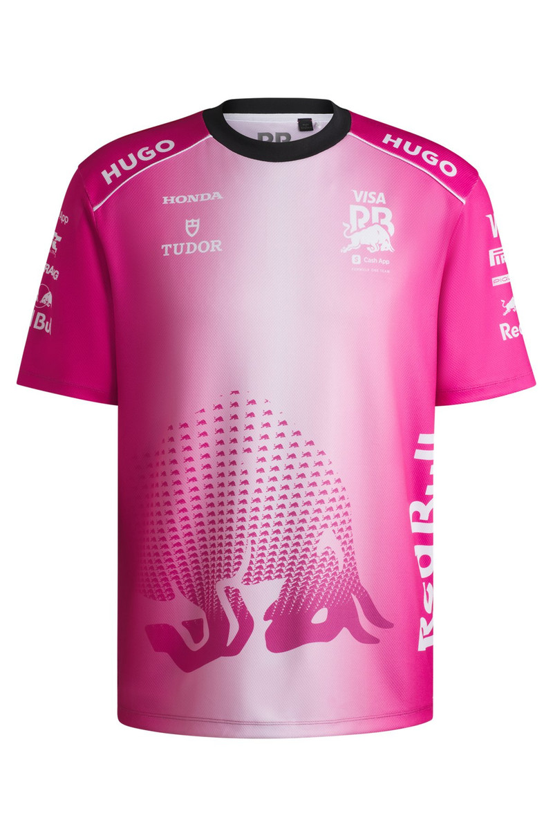 HUGO X VCARB FANWEAR SUMMER REPLICA T-SHIRT WITH BULL MOTIF 1