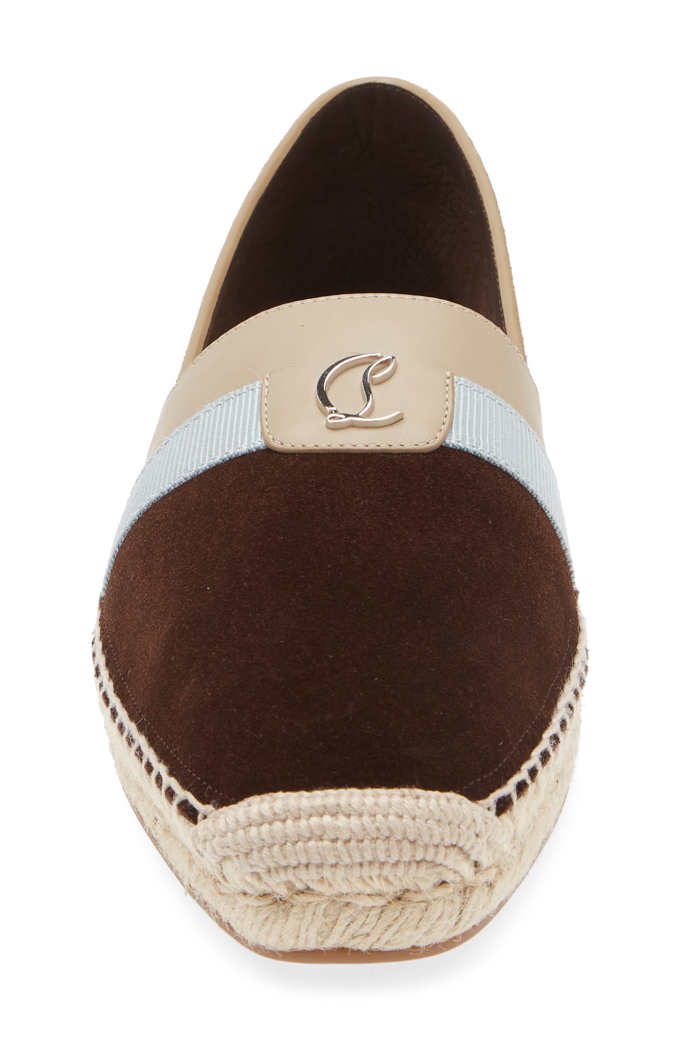 Christian Louboutin Alfarica CL Logo Espadrille in Version Cosme at Nordstrom - 4