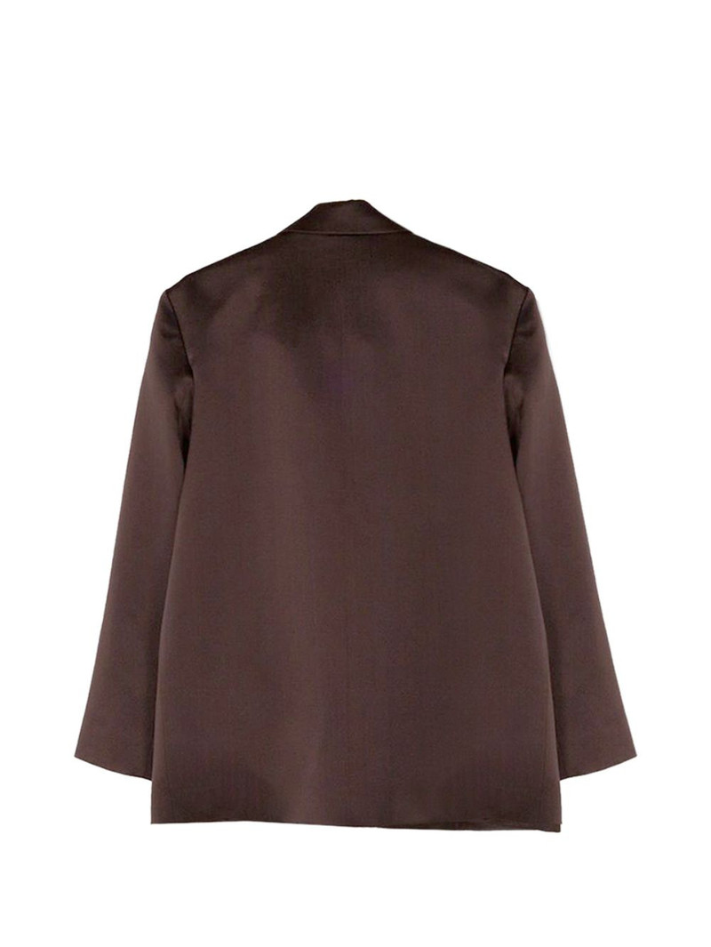 THE SEI oversized silk blazer outlook