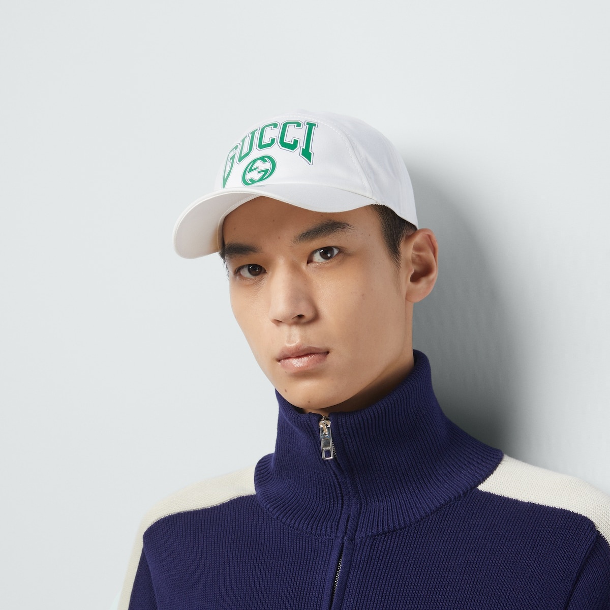 Gucci print cotton baseball hat - 3