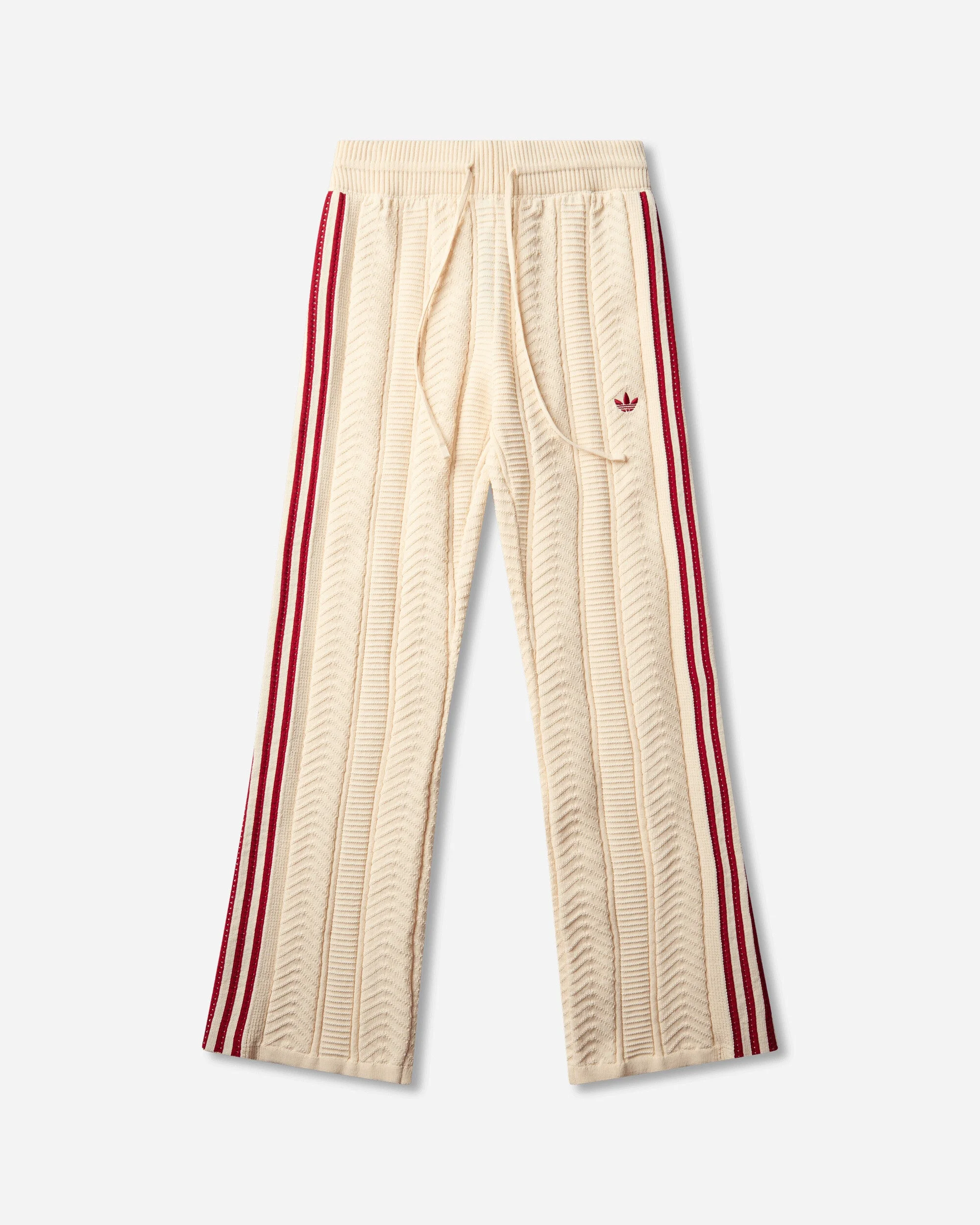 Women's SST Wide Leg Track Pants Warm Vanilla / Team Victory Red - 1
