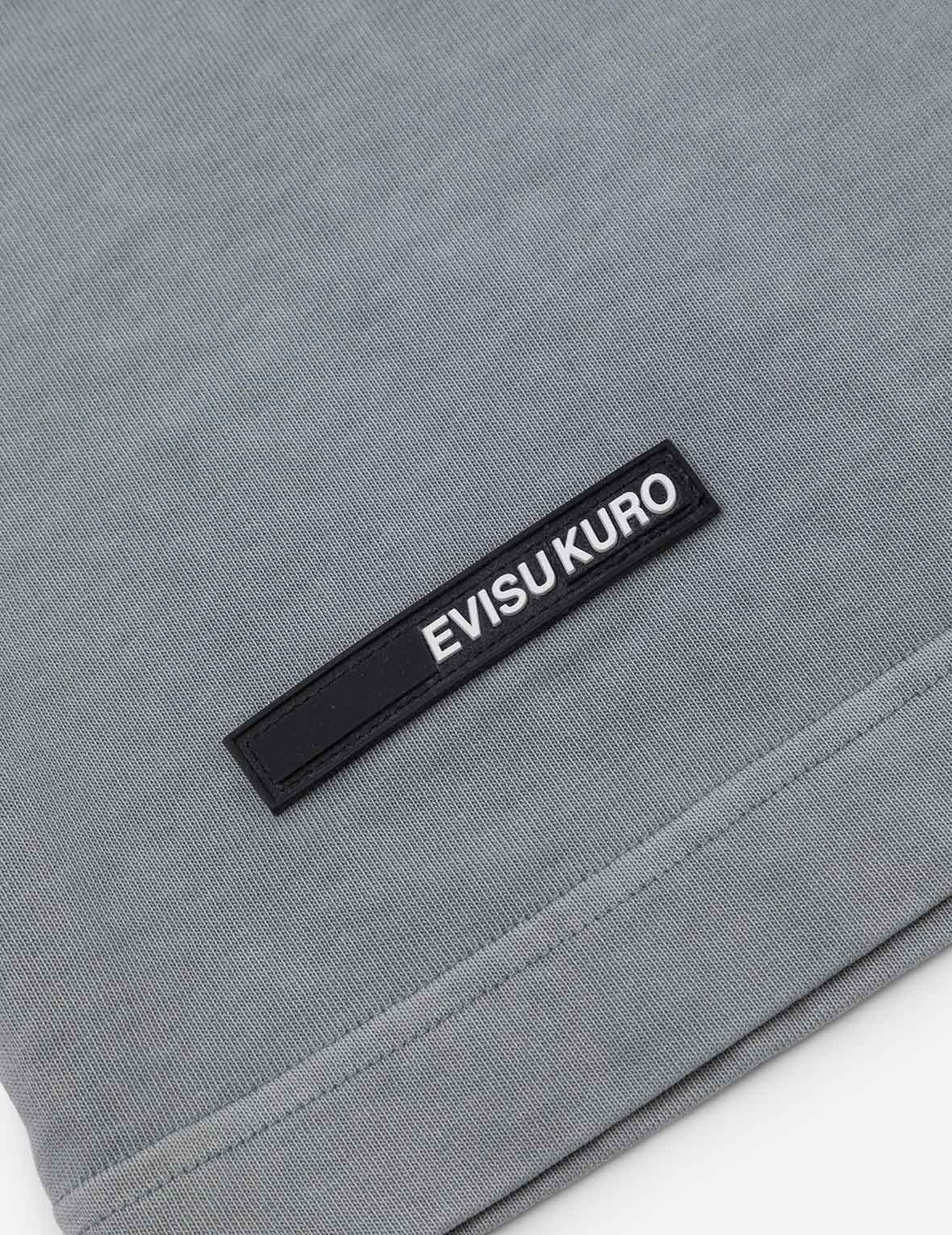 Seagull and Logo Embroidery Oversized Garment Dye T-Shirt - 8