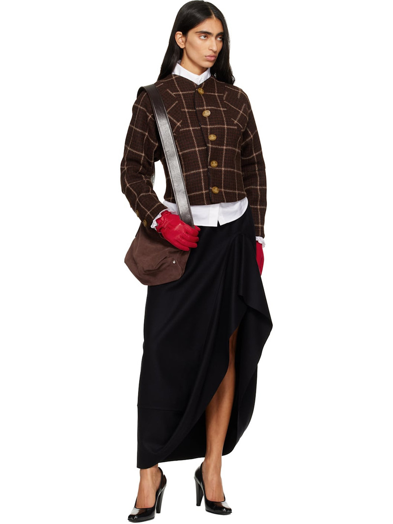 Vivienne Westwood Black Frame Maxi Skirt outlook