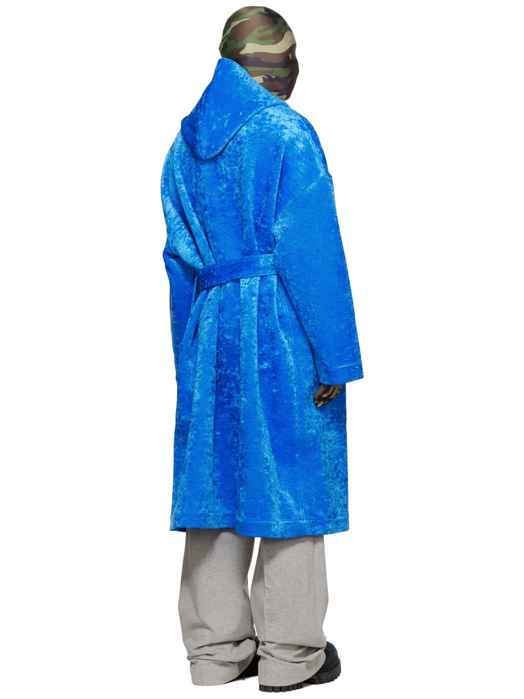 Blue Bathrobe Coat - 3
