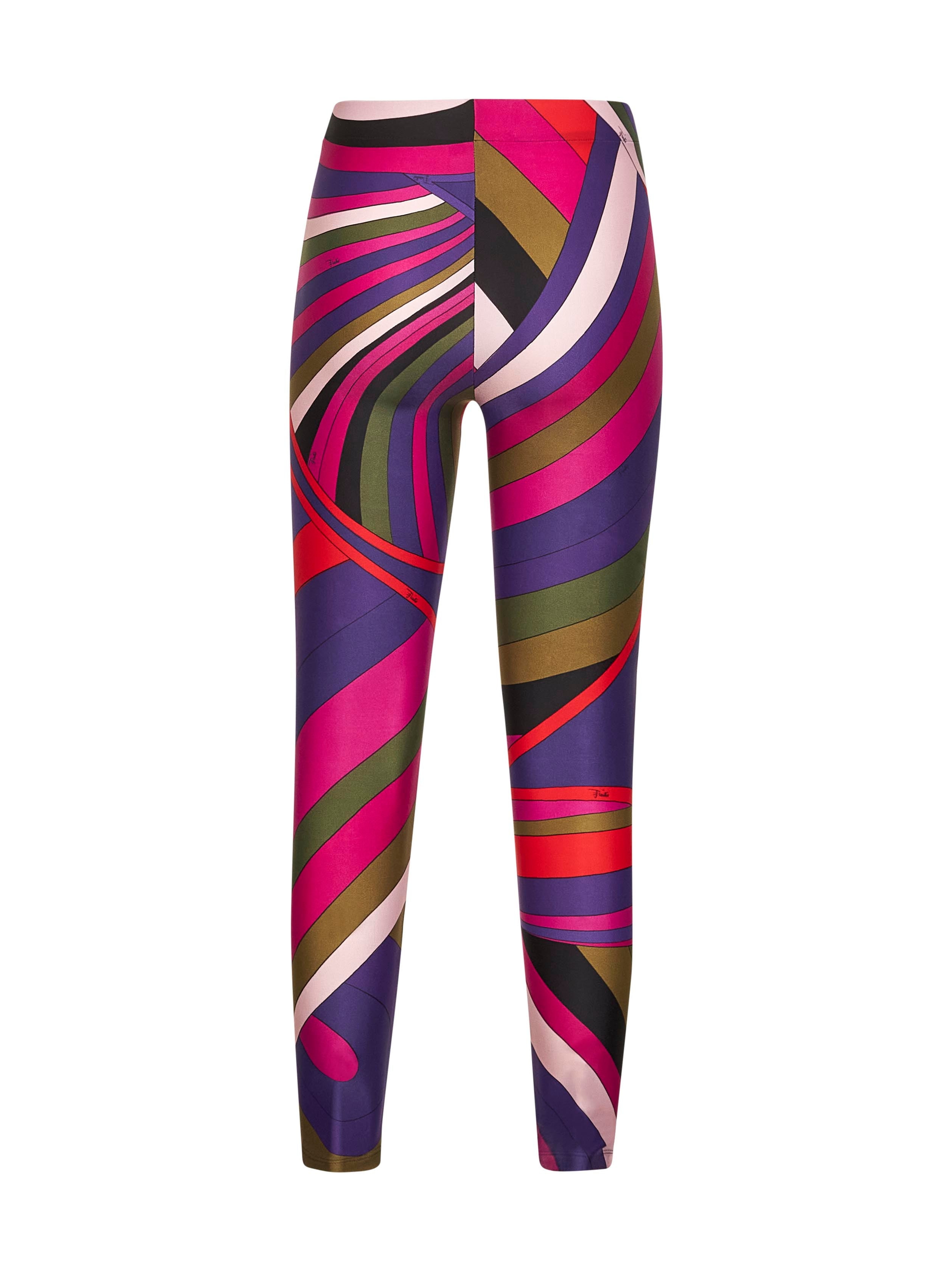 Iride print lycra leggings - 2
