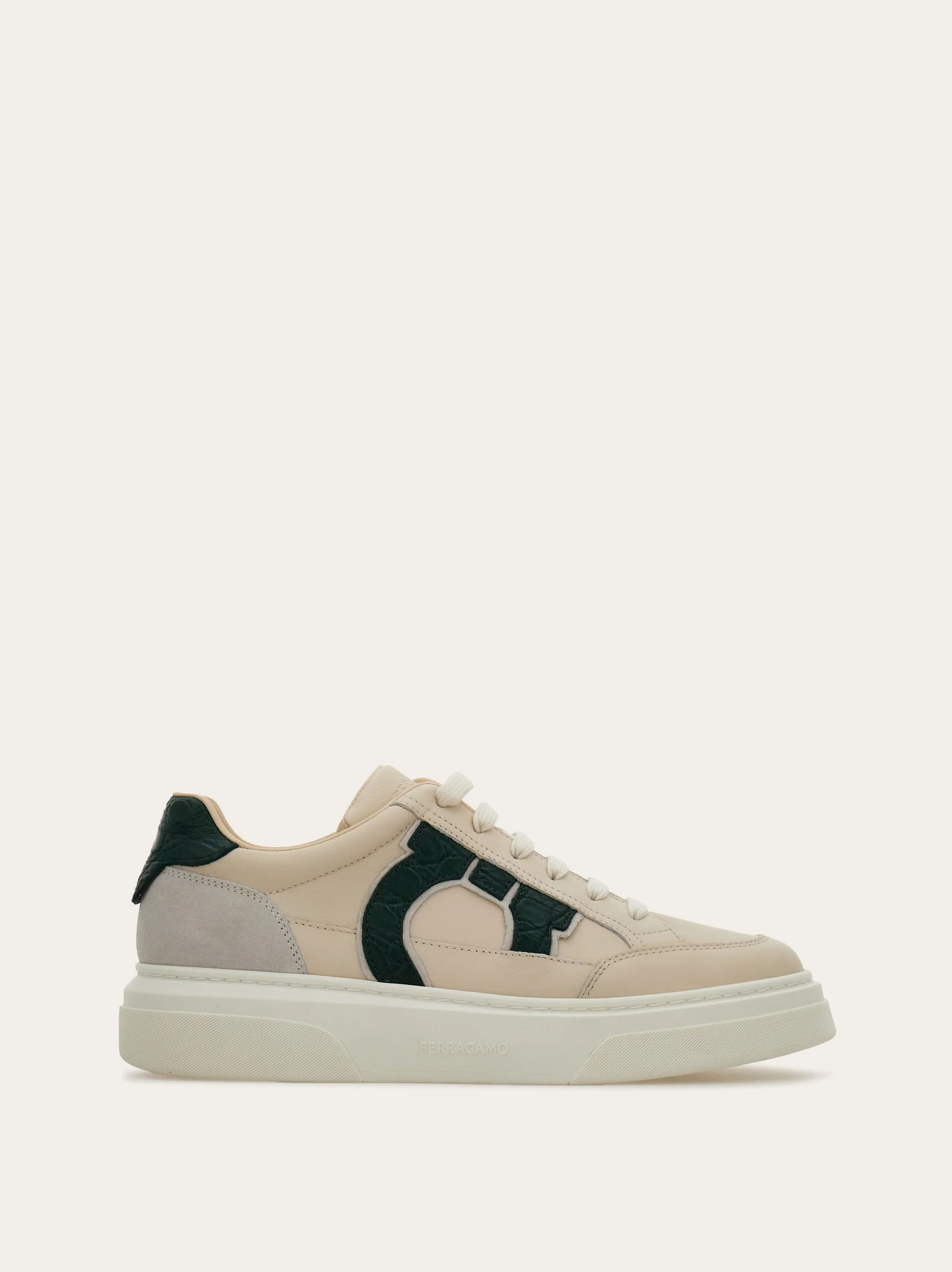 Low-top sneaker with Gancini detail - 1