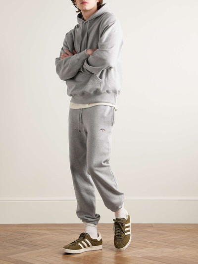 Noah Core Tapered Logo-Embroidered Cotton-Jersey Sweatpants outlook