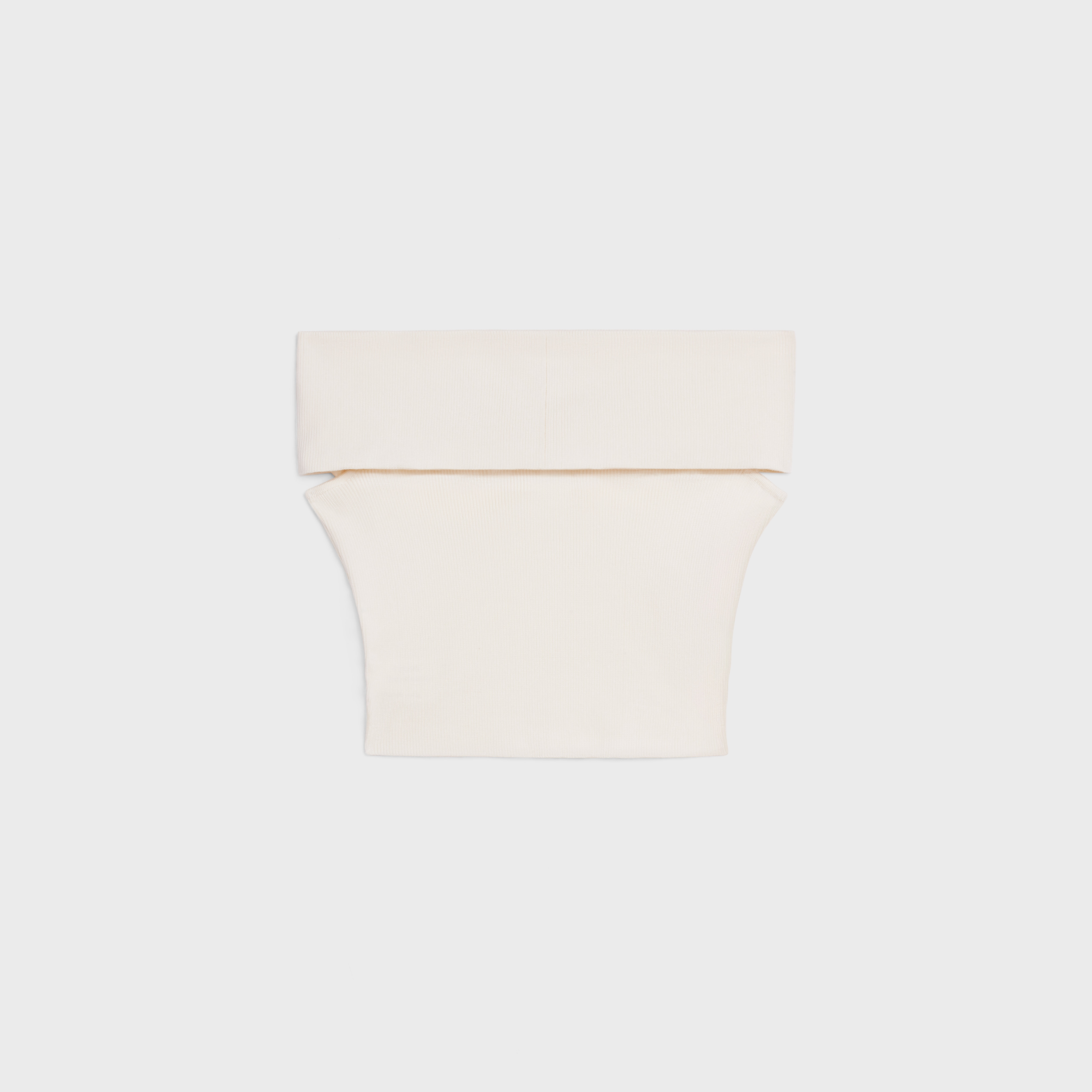 CROP TOP IN UNDERPINNING SILK - 2