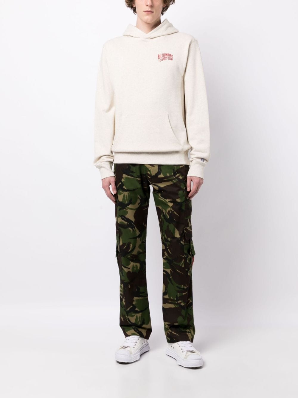 Small Arch logo-print cotton hoodie - 2