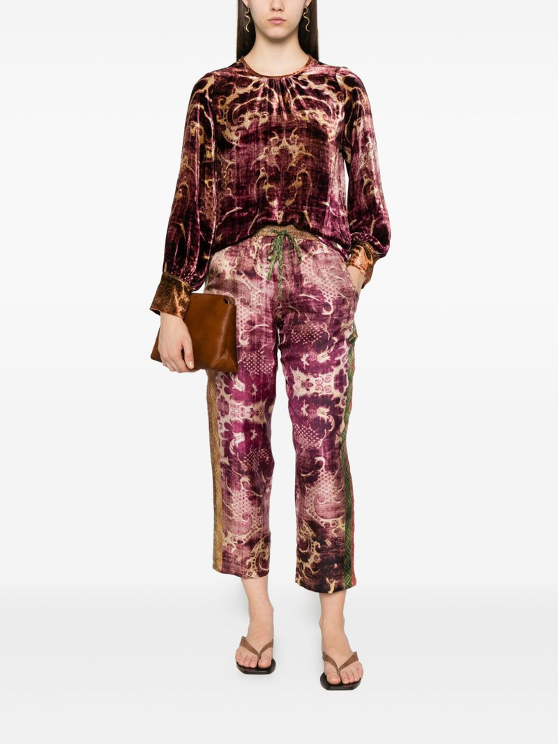 Pierre-Louis Mascia patterned trousers outlook