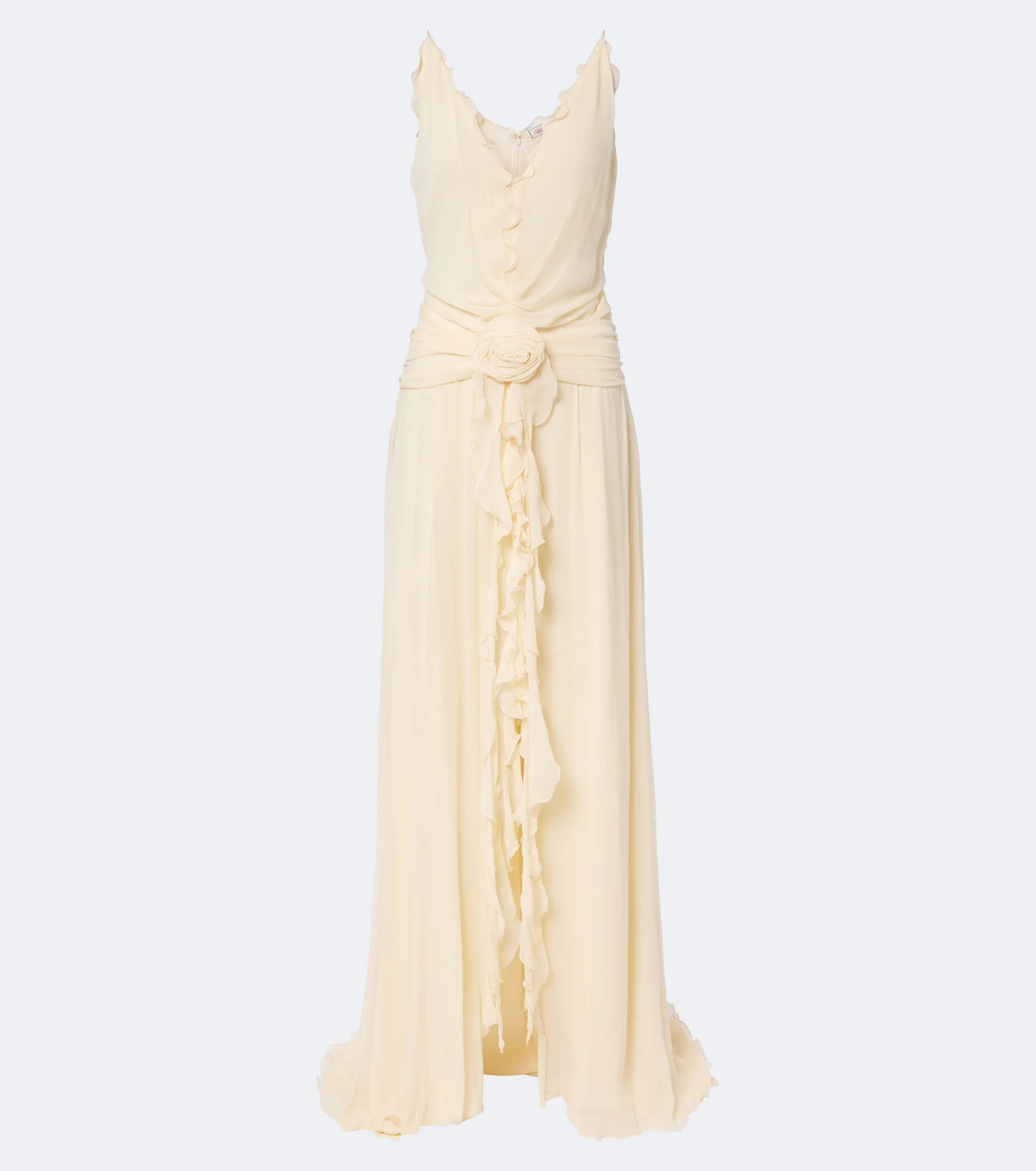 Ruffled georgette maxi dress - 1