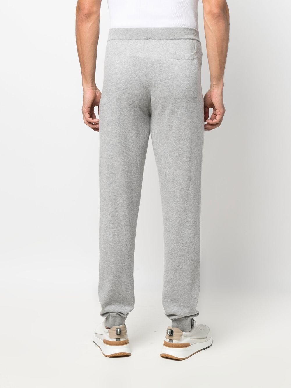 straight-leg knit trousers - 4