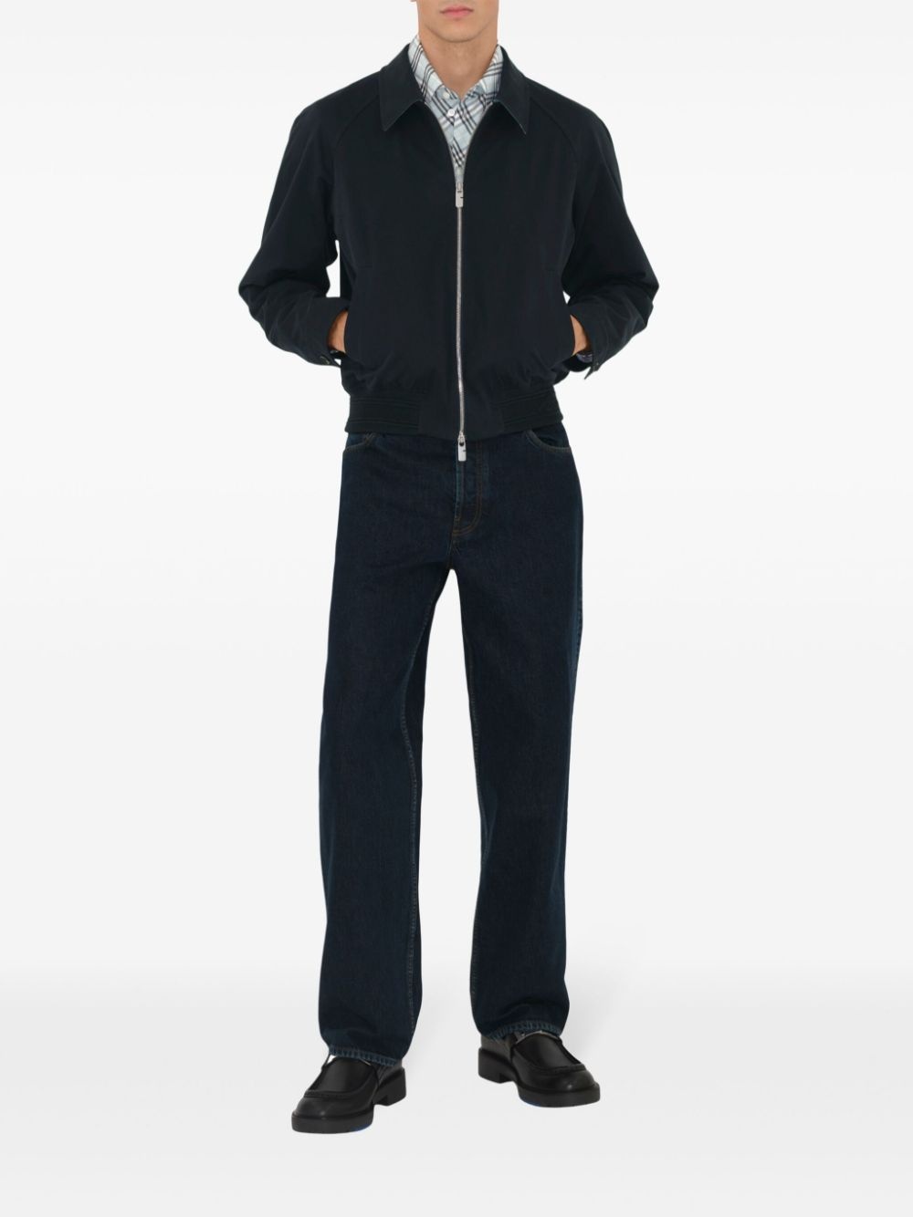 zip-up shirt jacket - 2