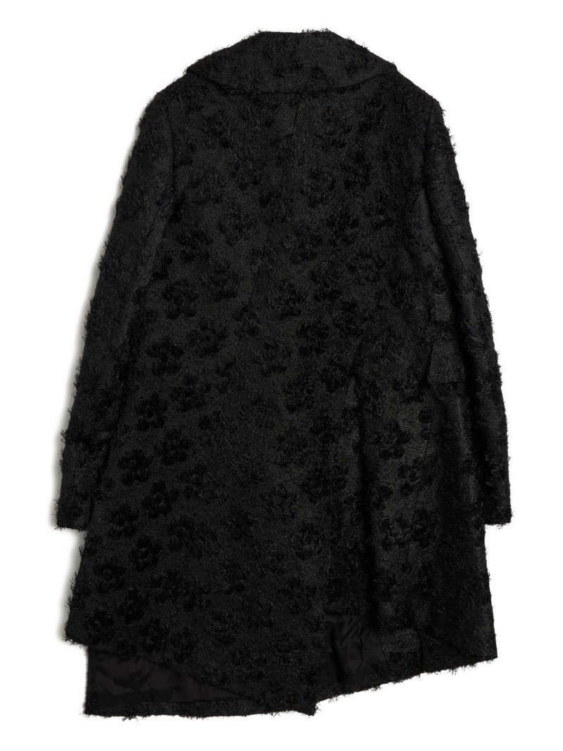 Comme des Garçons Comme des Garçons flower-pattern coat outlook