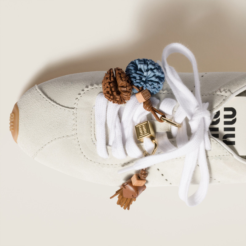 Miu Miu Dice charm with logo outlook